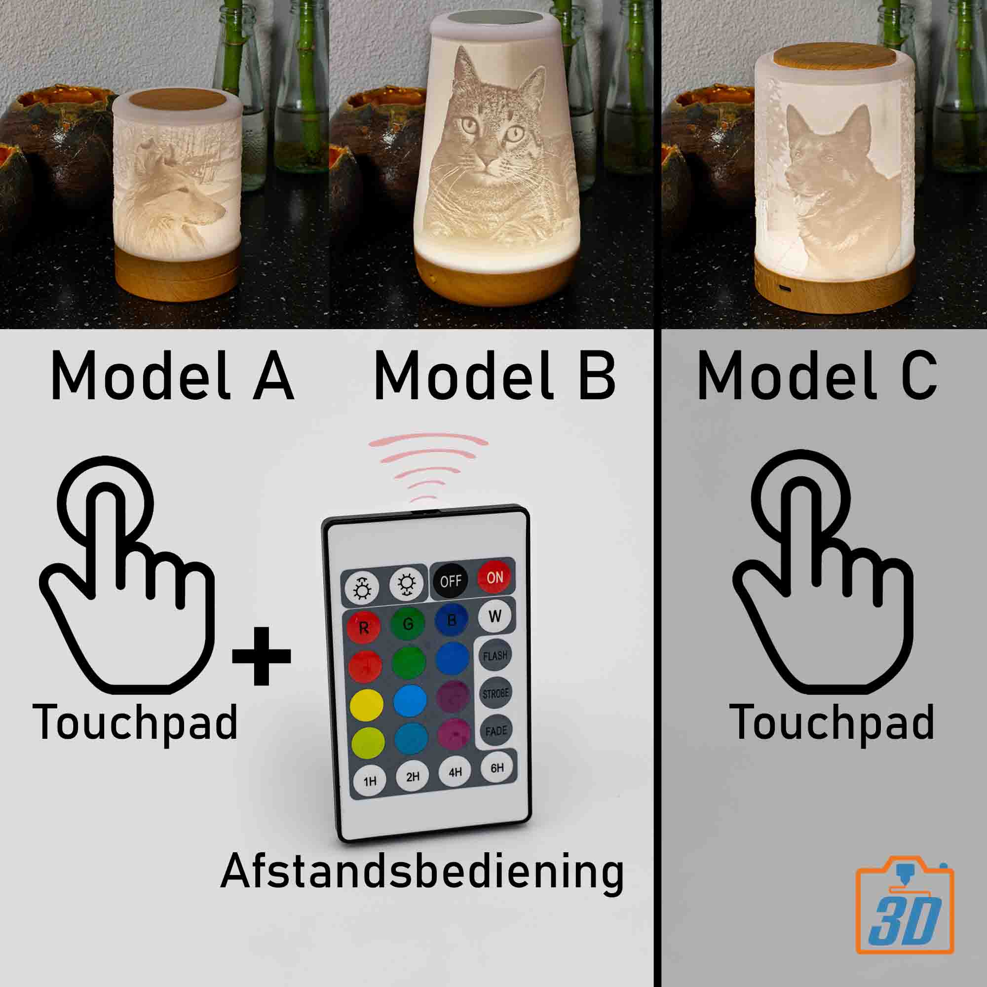 Gepersonaliseerde nachtlamp 