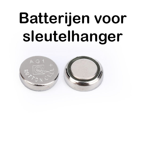 Extra batterijen sleutelhanger (per set)