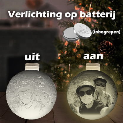 Gepersonaliseerde kerstbal